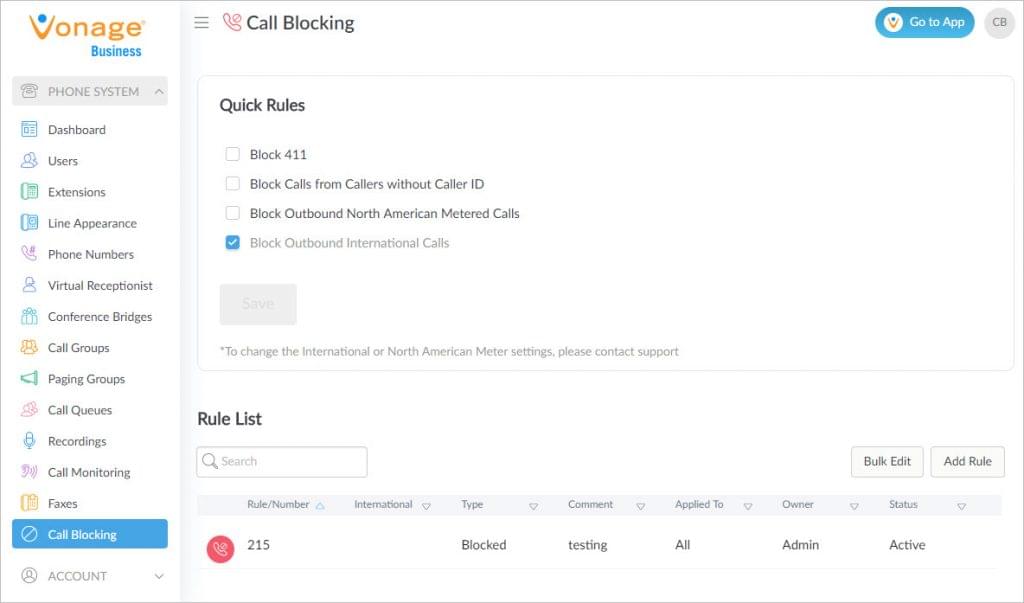 Advanced Call Screening