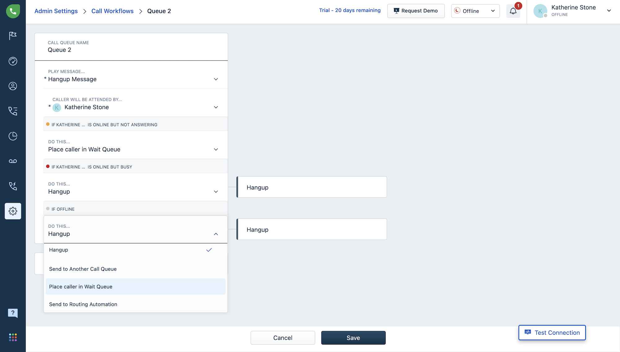 call queue design freshdesk contact center