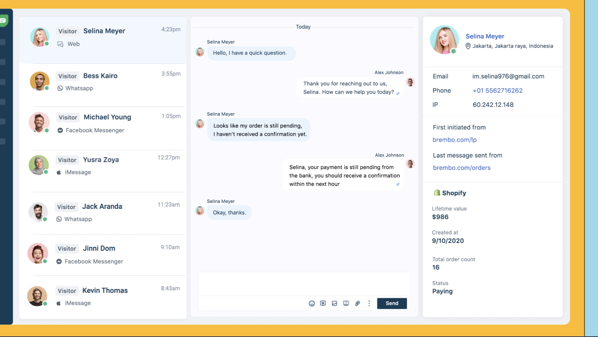 chat messaging freshdesk contact center