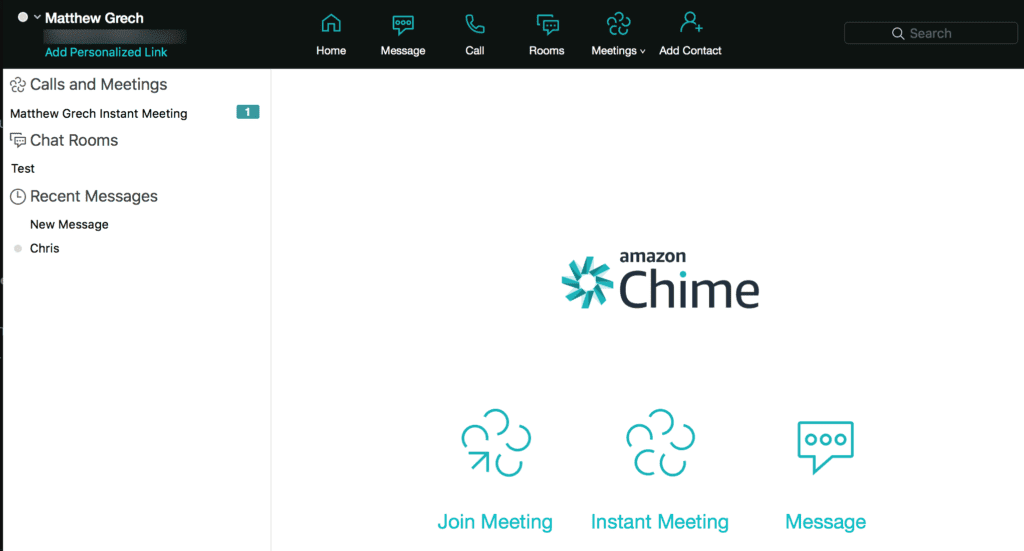 Amazon Chime Meetings