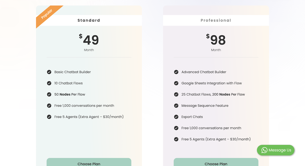 Clare Pricing