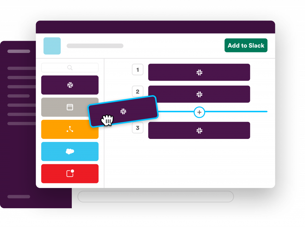 drag-n-drop workflow