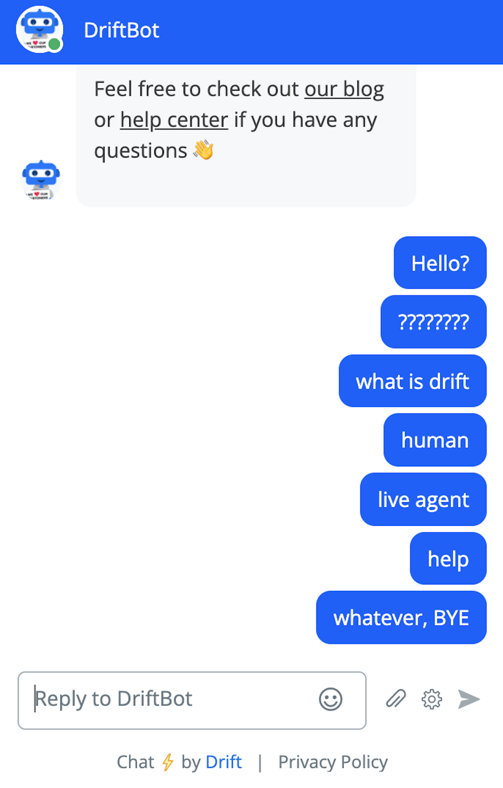 Drift Chat