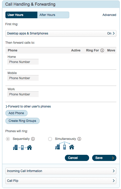 Call Handling and Forwarding