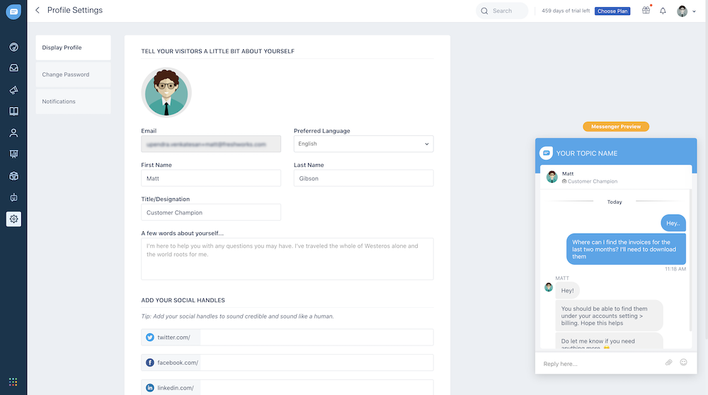 Freshdesk Messaging
