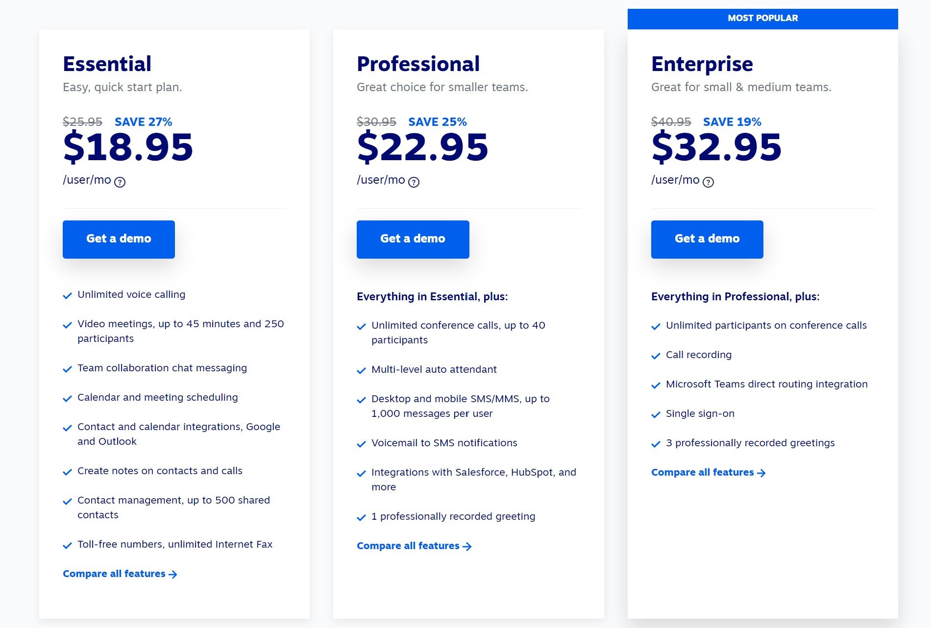 Nextiva Pricing