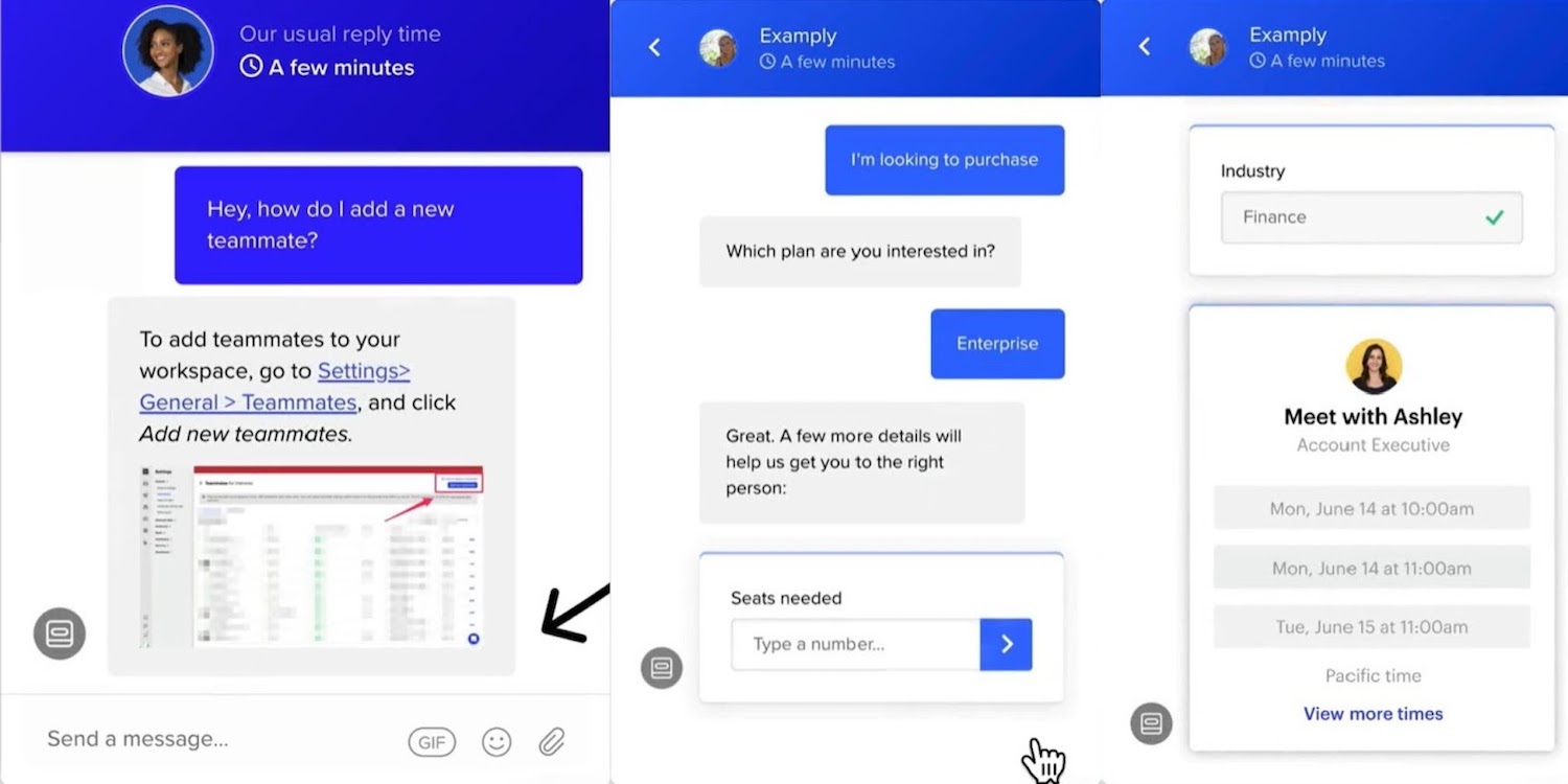 Intercom Chatbots 