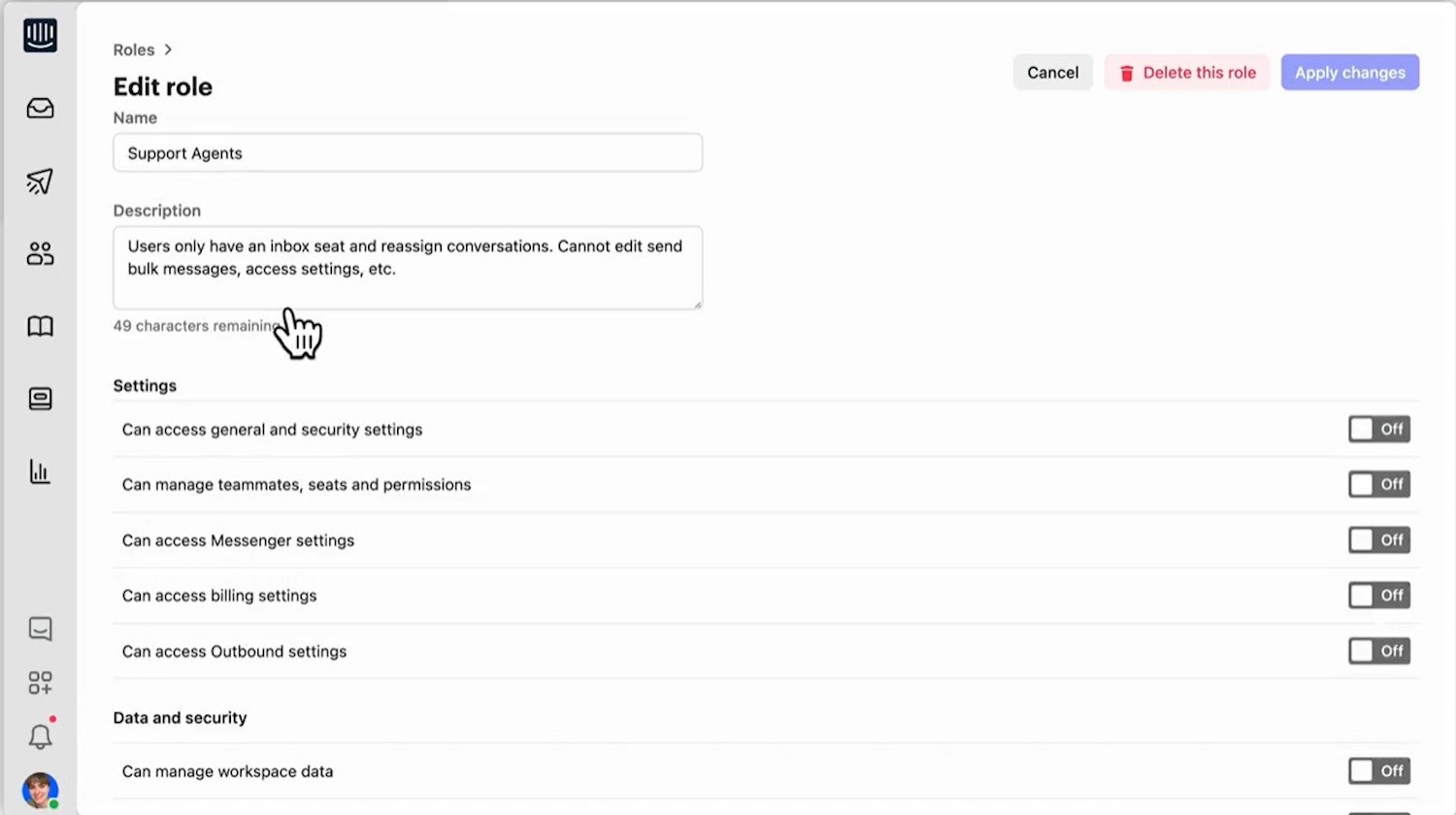 intercom role based