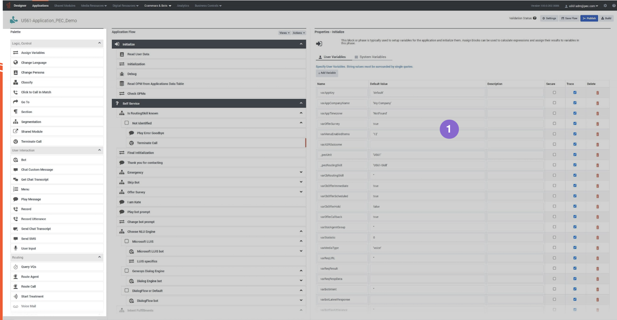 ivr call flow genesys