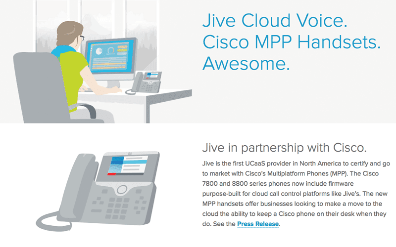 Jive and Cisco Smart Desk Phones for a Smart Cloud Platform GetVoIP