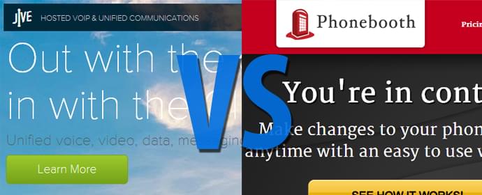 Jive vs Phonebooth Head to Head Comparison