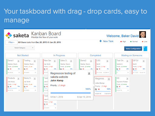 Saketa Kanban Board