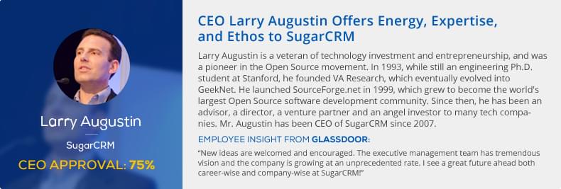 Larry Augustin, CEO SugarCRM Larry Augustin, CEO SugarCRM