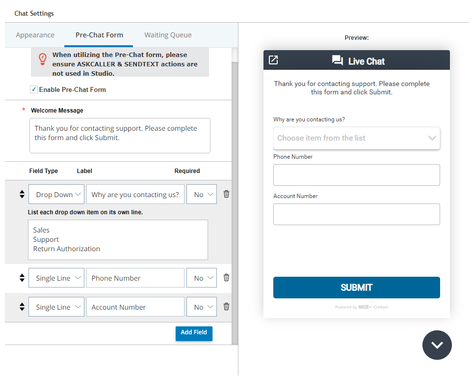 NIceCXOne Messaging