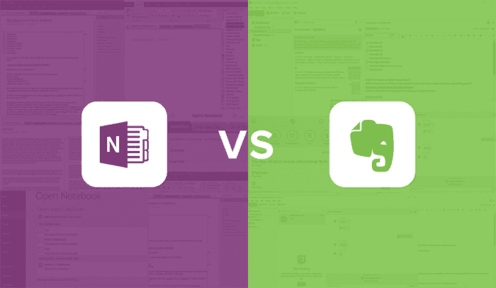 evernote onenote vs