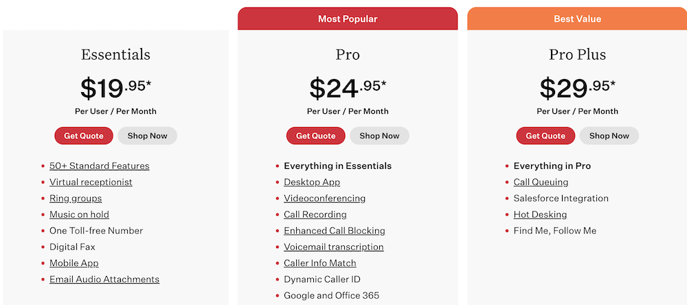 ooma office pricing