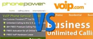 Phone Power vs. VoIP.com Comparison