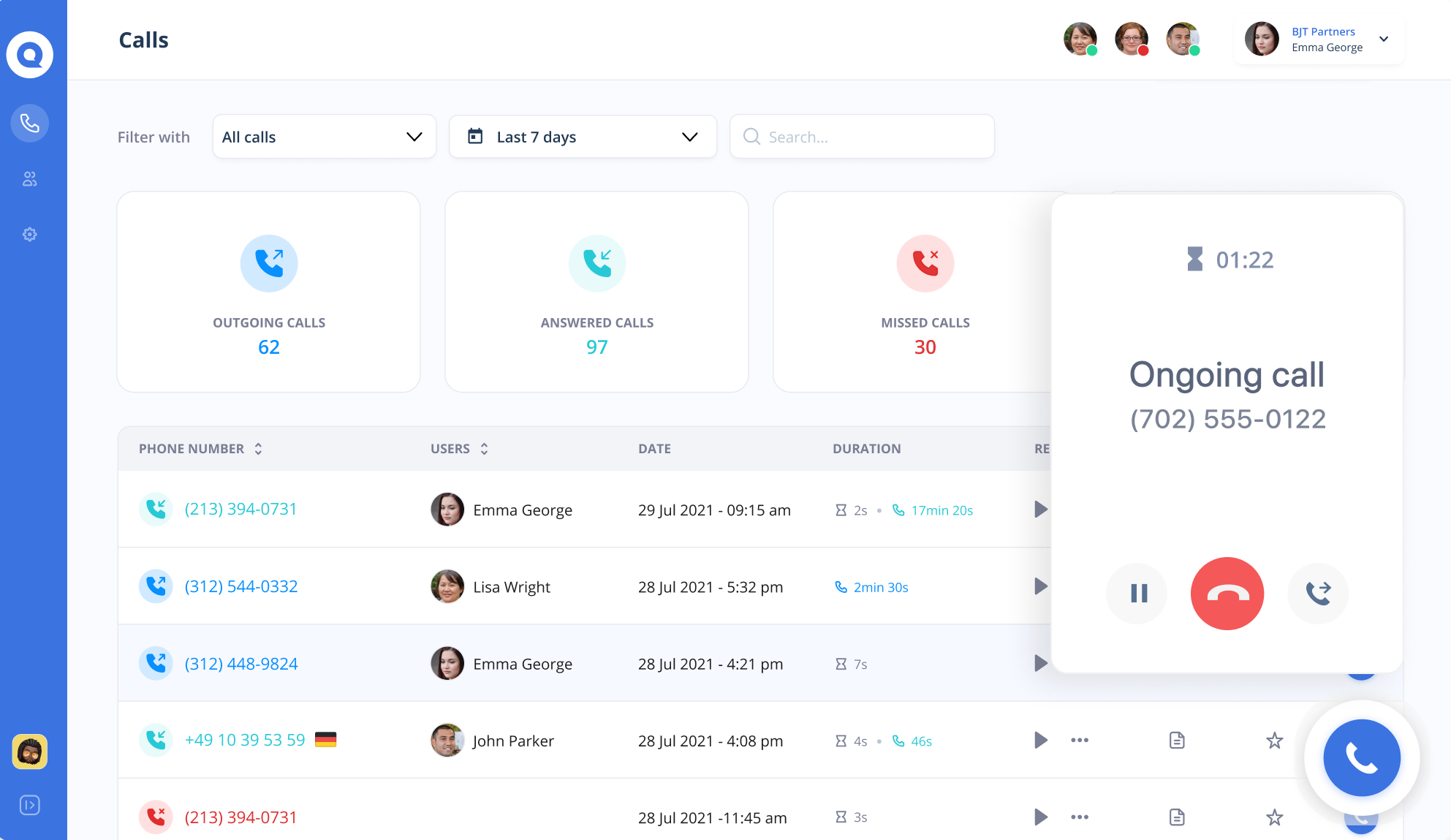 quicktalk ui