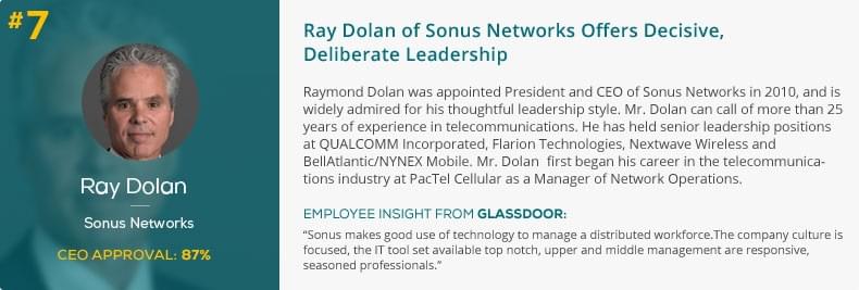 Ray Dolan of Sonus Networks Offers Decisive, Deliberate Leadership 