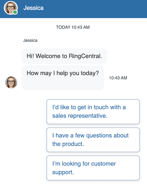 RingCentral Automated Chatbot