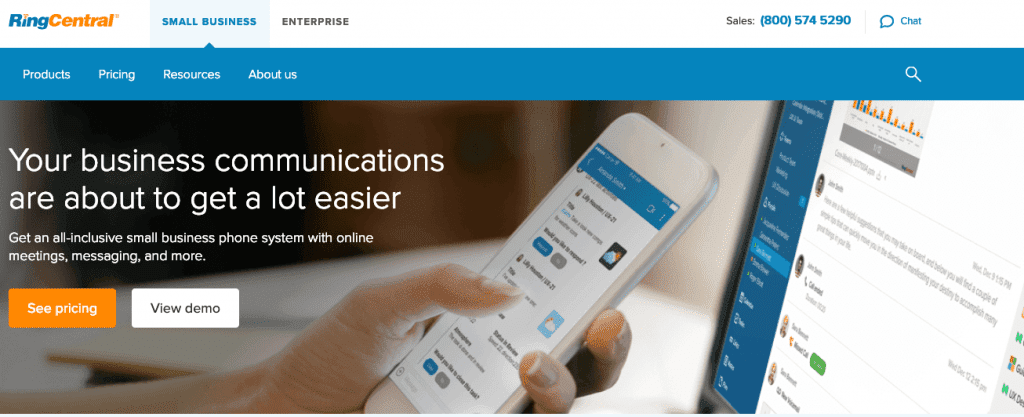 ringcentral business phone plans