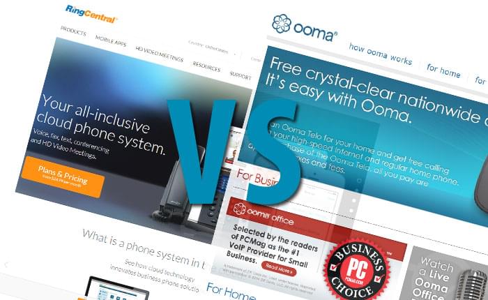 Ringcentral Pro vs Ooma Office Comparison