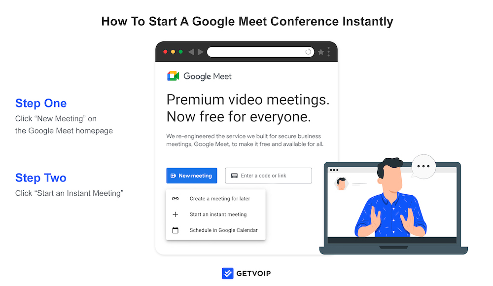Start Google Meet