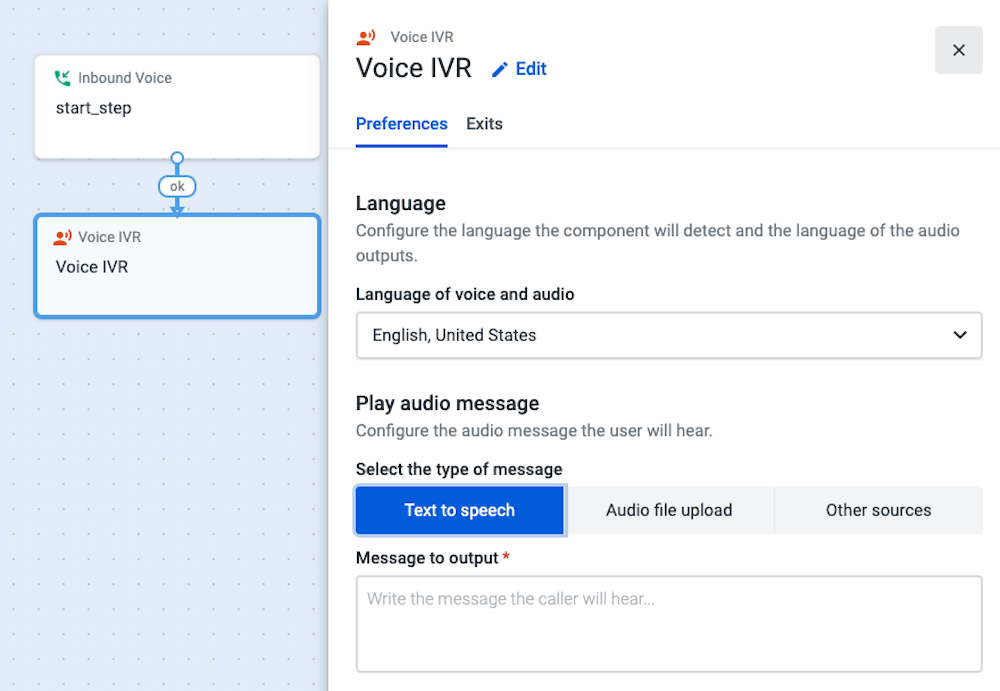 Talkdesk Voice IVR