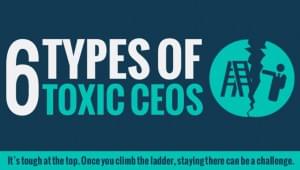 CEO Showdown: 6 Types of Toxic CEOs You Never Want To Be [Infographic]