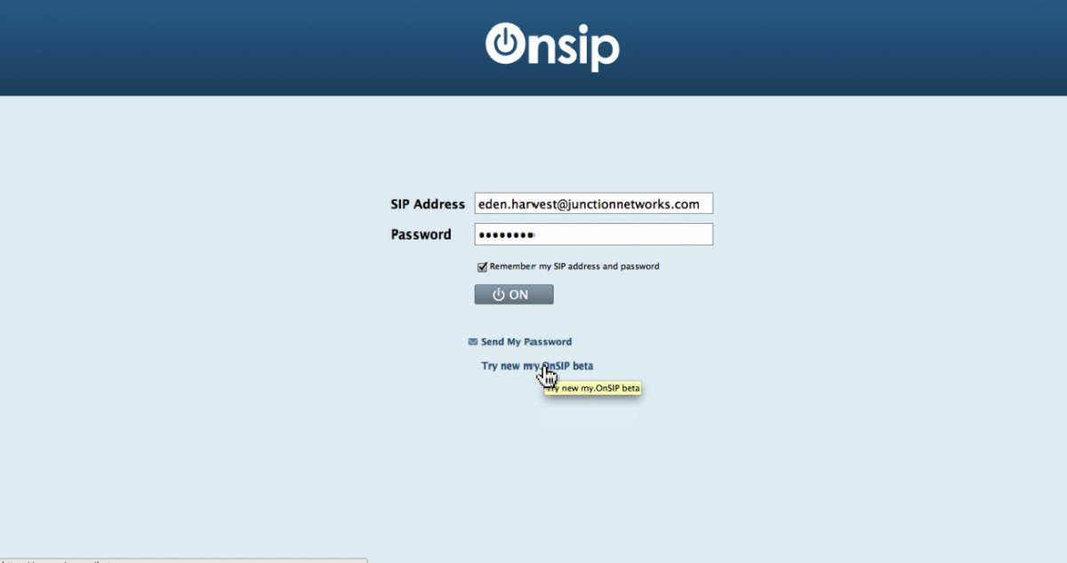 onsip status always available