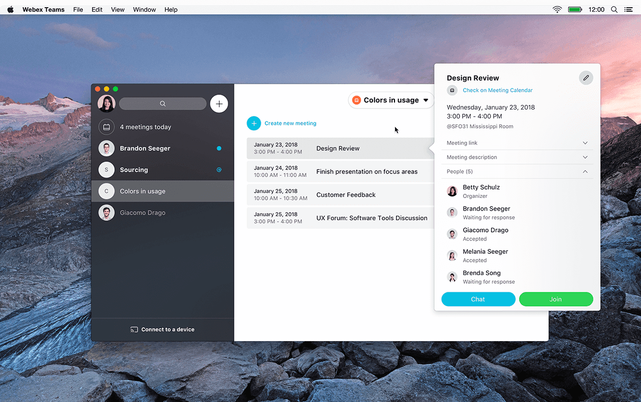 webex teams app