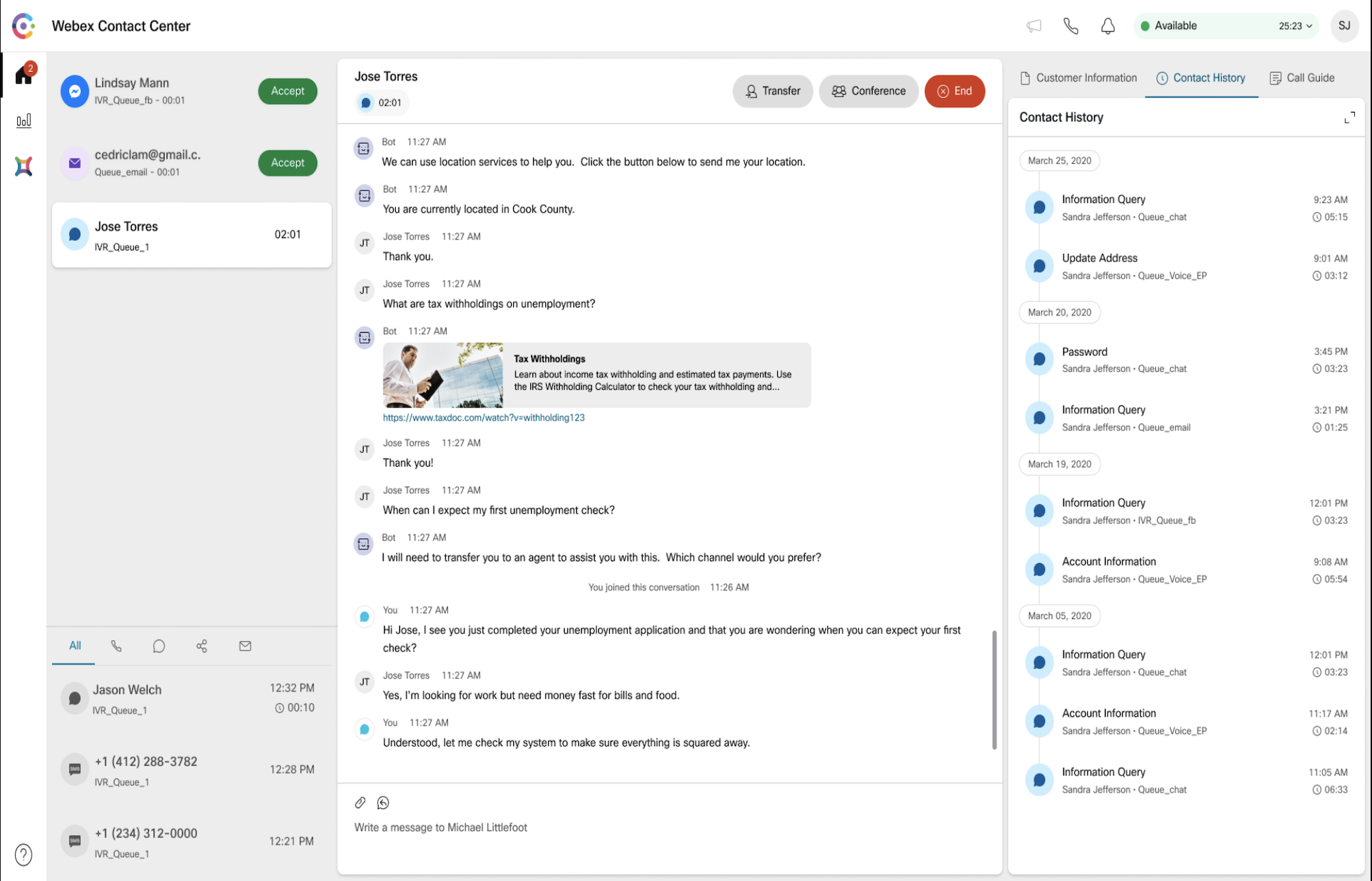 webex virtual assistant chat