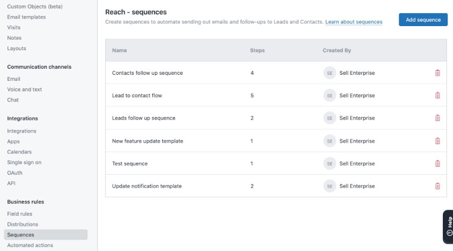 zendesk email sequence