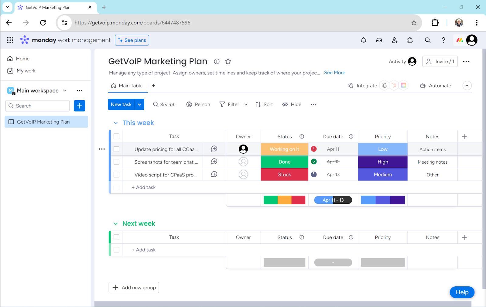 monday.com review by GetVoIP